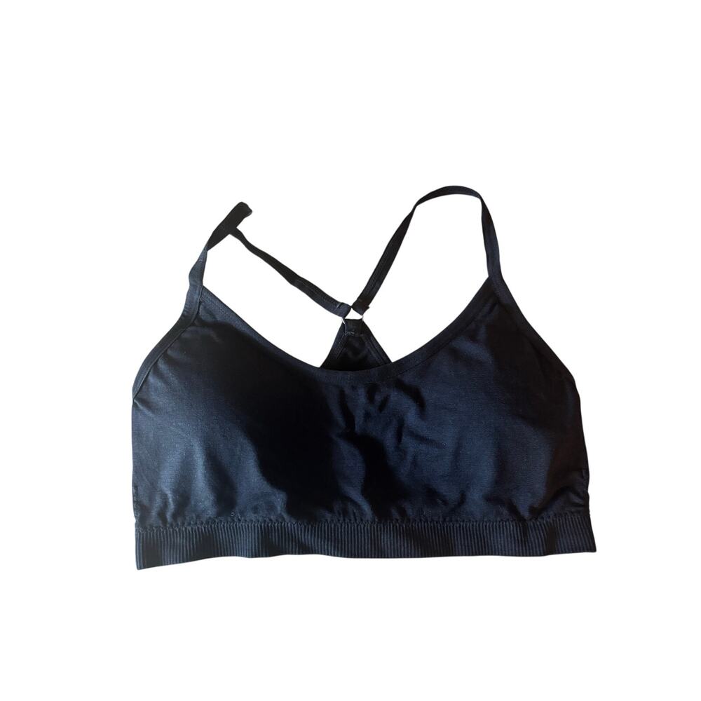 Black Padded Razorback Bra Size S